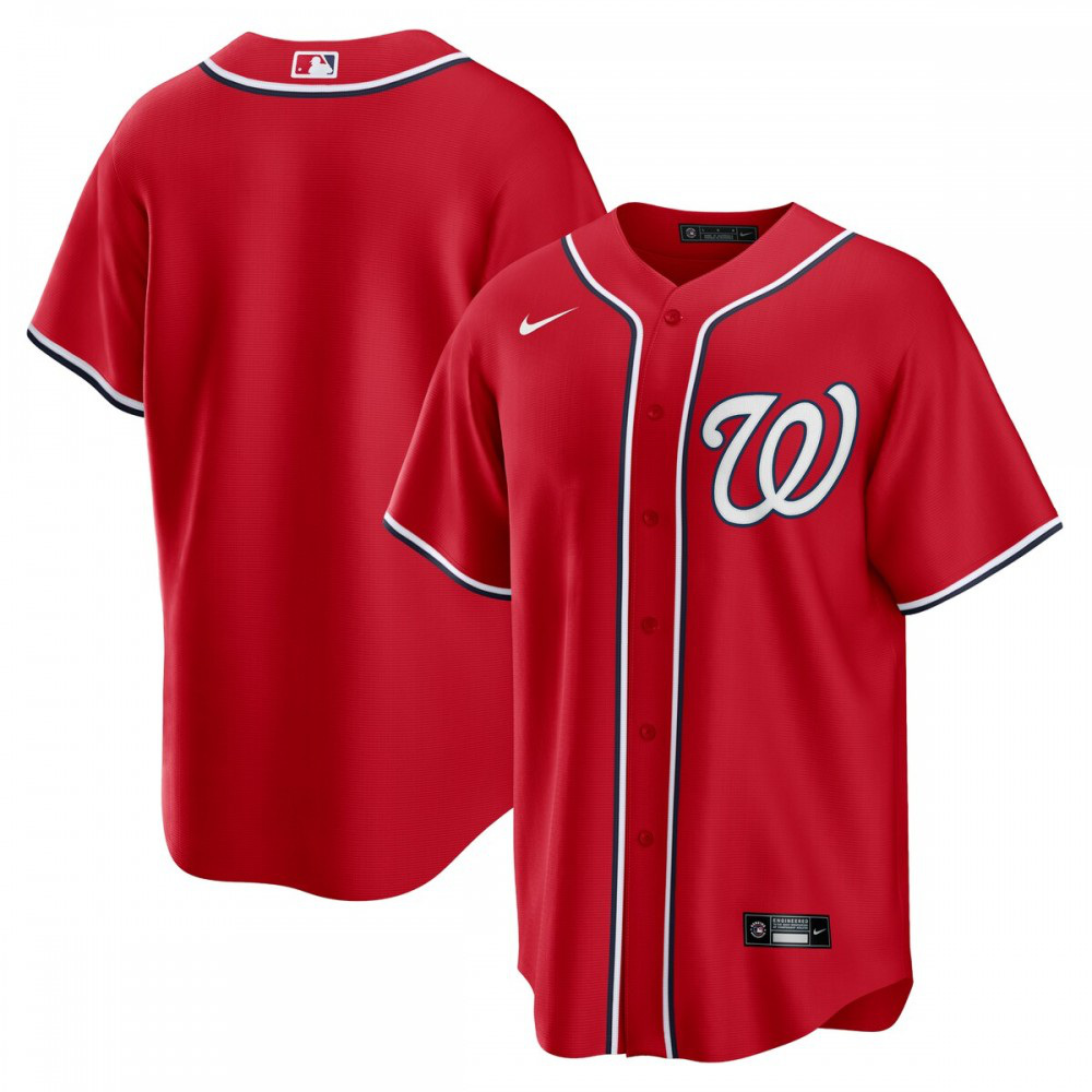 Washington Nationals Alternate Replica Team Jersey - Red-Pro Kit Vault | Brand New 26/27 Sports Jerseys